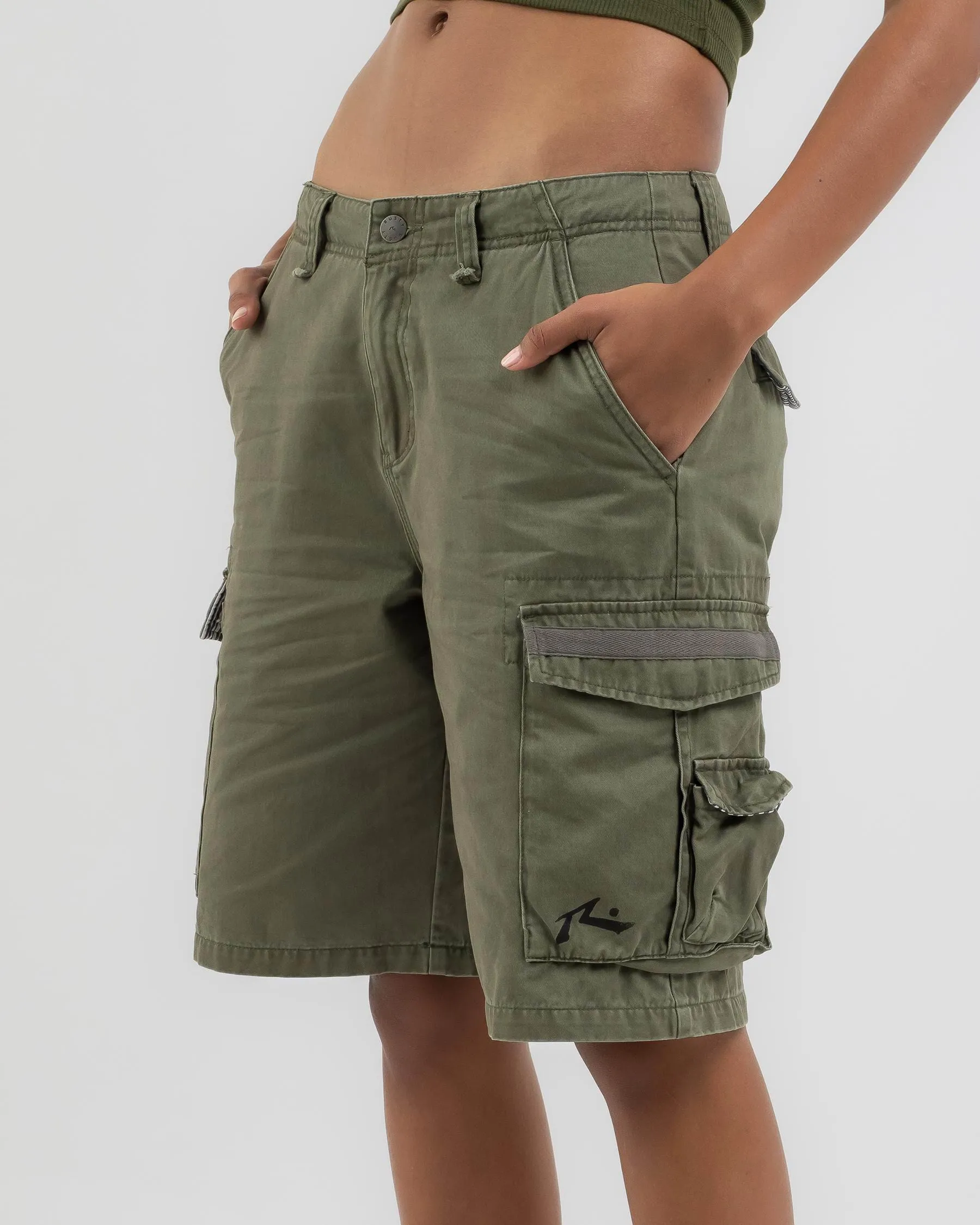 Rusty Tank Girl Cargo Shorts