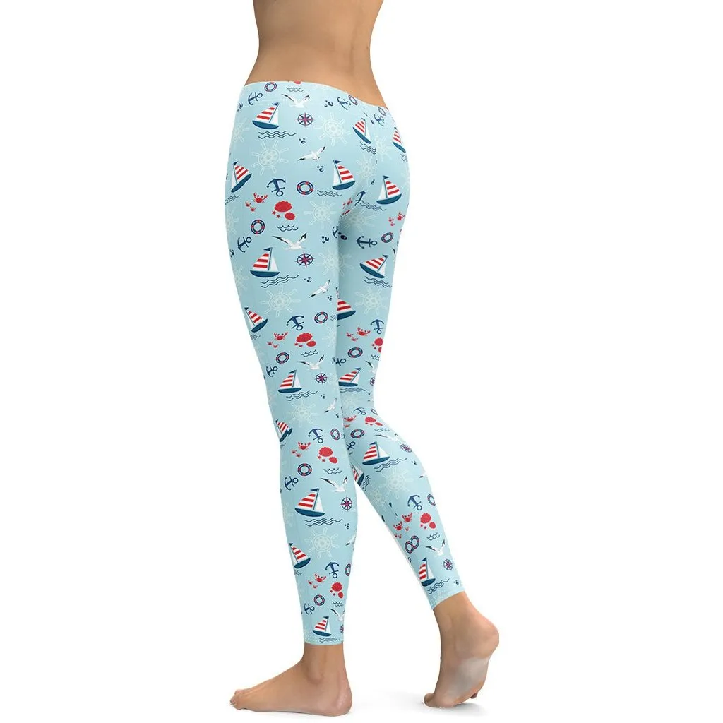 Sailing Boats Leggings