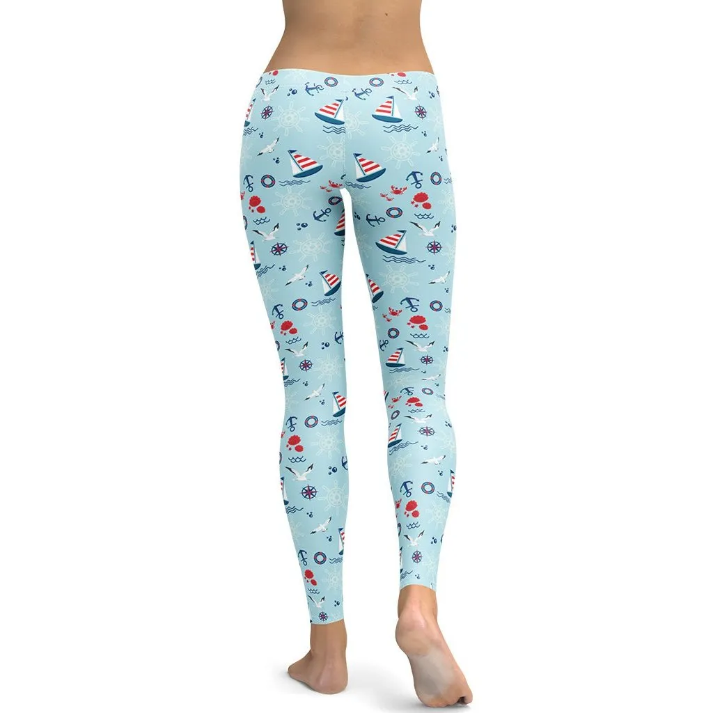 Sailing Boats Leggings