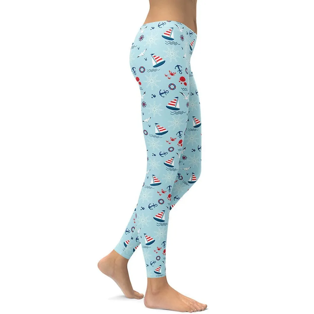 Sailing Boats Leggings