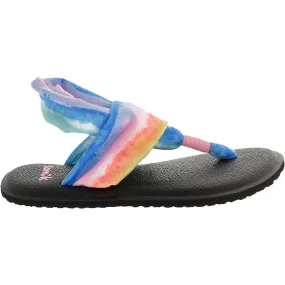 Sanuk Yoga Sling Burst Tie Dye Girls Sandals