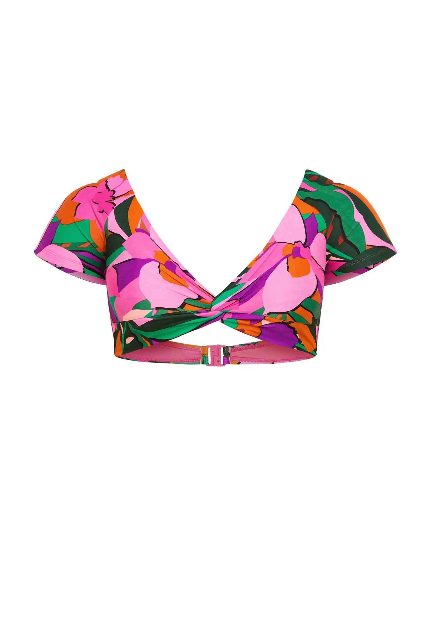 Sicilia Underwire Print Bikini Top - fuchsia