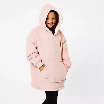 Sienna Kids Sherpa Fleece Hooded Blanket