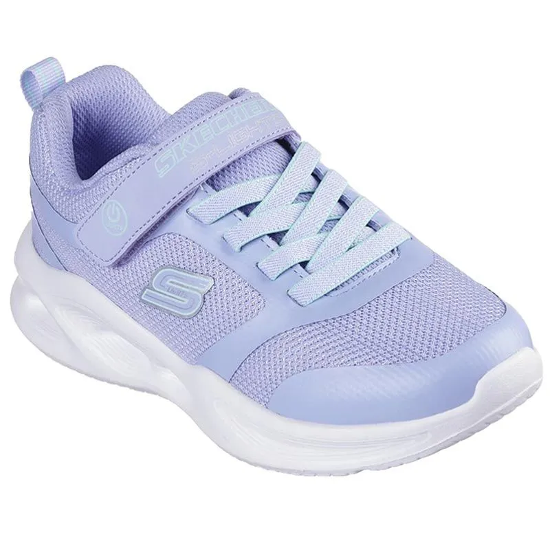 Skechers Kids' Sola Glow Junior Trainers Blue