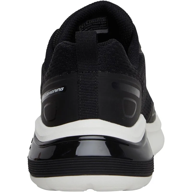 SKECHERS Mens Air Cushioning Citro Trainers Black/White