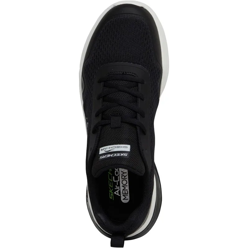 SKECHERS Mens Air Cushioning Citro Trainers Black/White