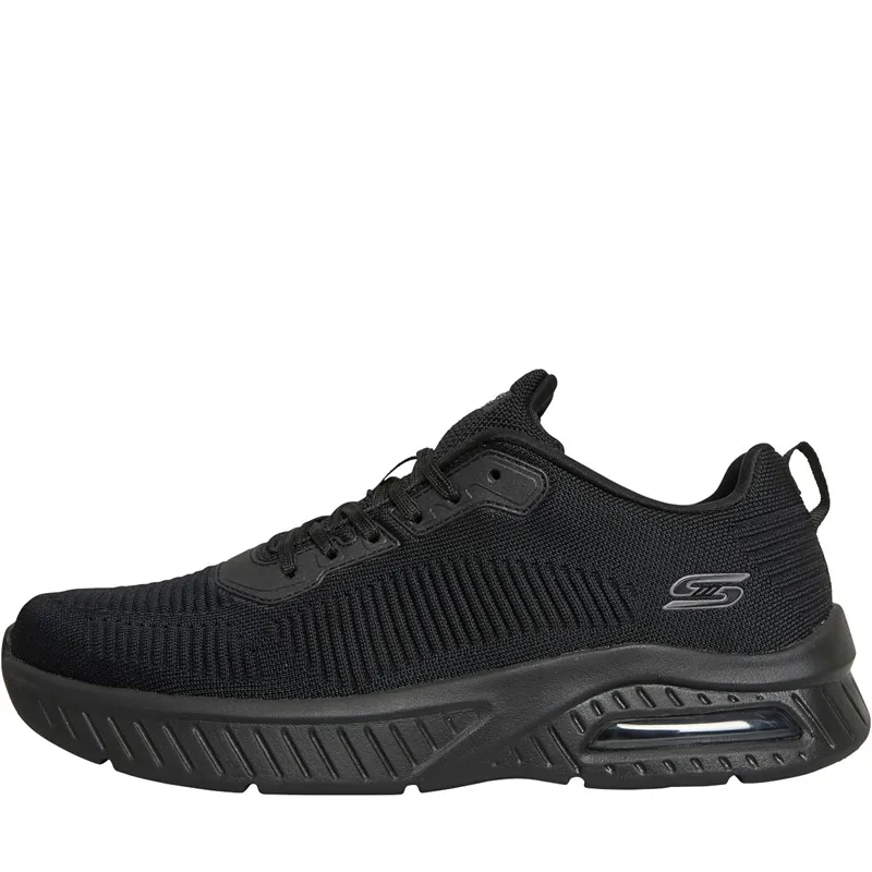 SKECHERS Mens Squad Air Close Encounter Trainers Black/Black