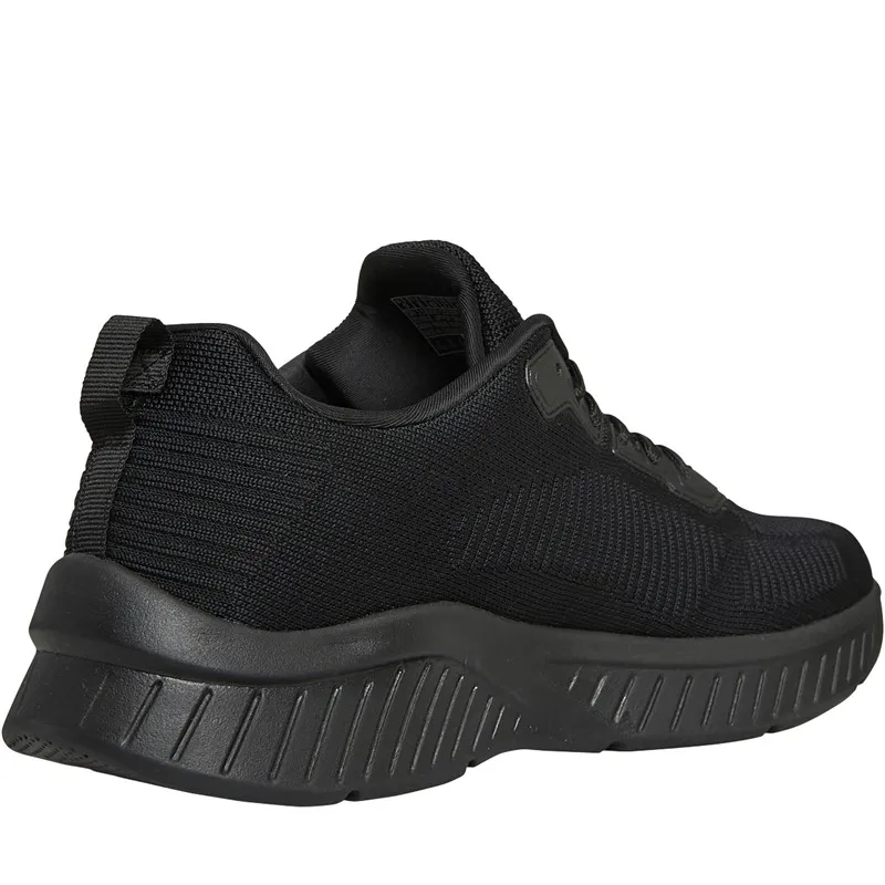 SKECHERS Mens Squad Air Close Encounter Trainers Black/Black