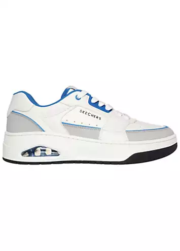 Skechers Mens White Uno Court Trainers | Grattan