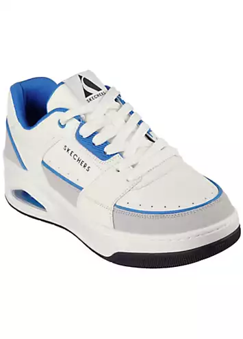 Skechers Mens White Uno Court Trainers | Grattan