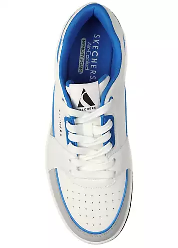 Skechers Mens White Uno Court Trainers | Grattan