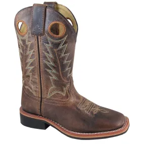 Smoky Mountain Children's Jesse Brown Waxed Distress Cowboy Boot