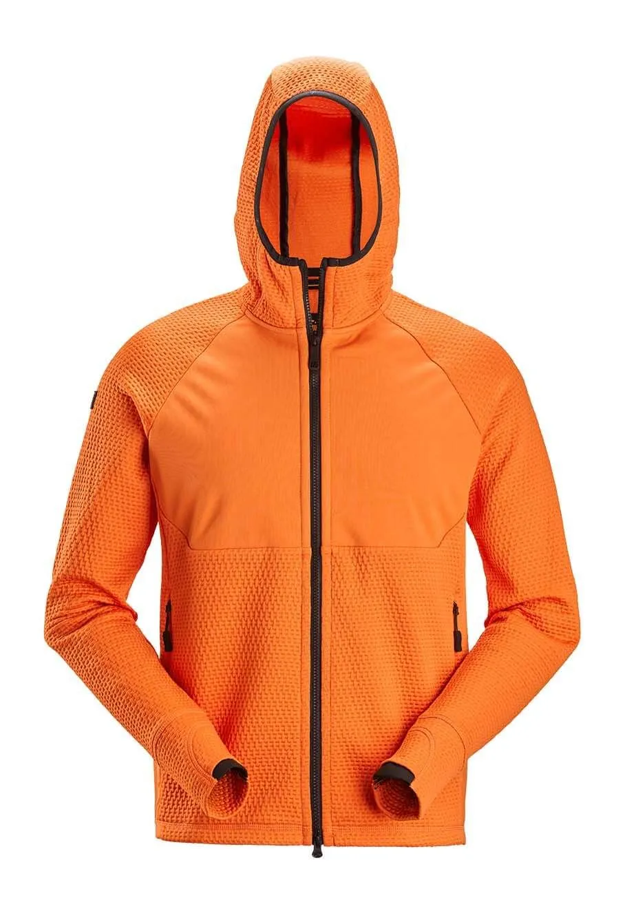 Snickers Midlayer Hoodie with Zipper 8405 - Orange