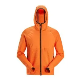 Snickers Midlayer Hoodie with Zipper 8405 - Orange