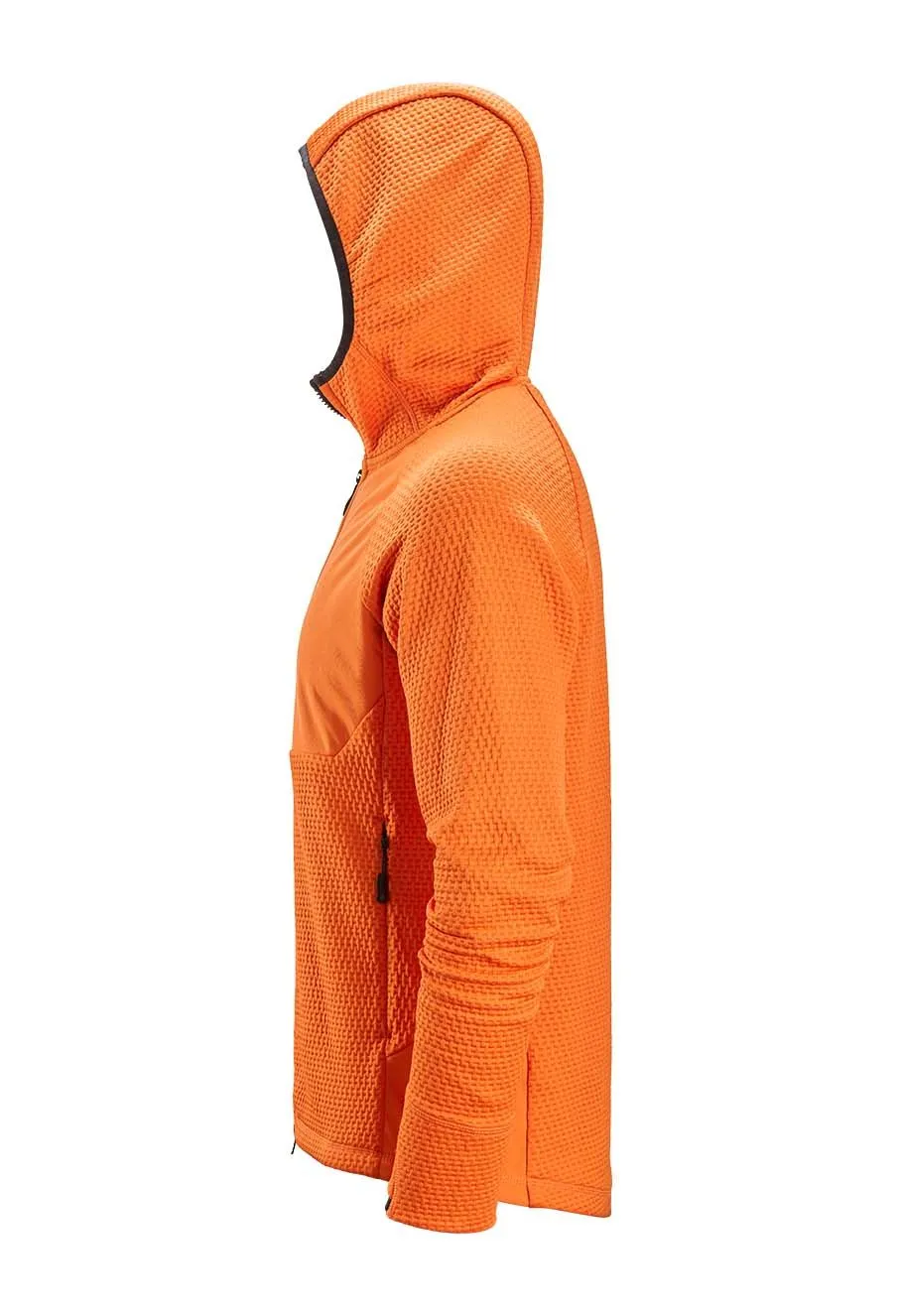 Snickers Midlayer Hoodie with Zipper 8405 - Orange