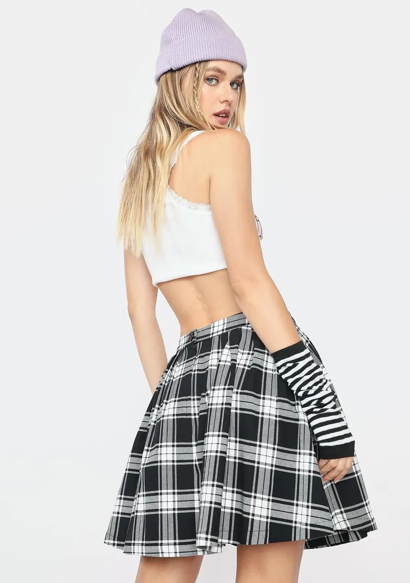 Solstice Plaid Skirt-