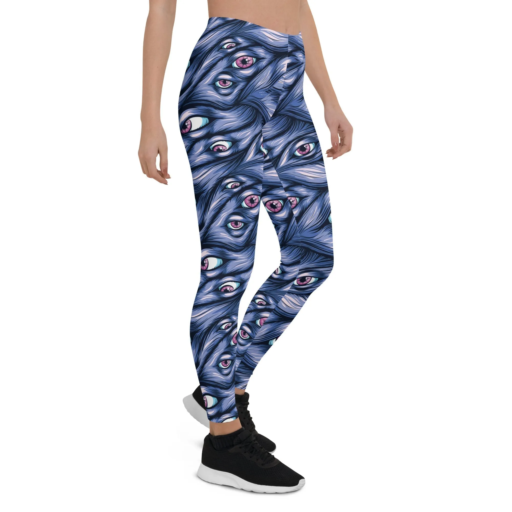 Spooky Eyes Halloween Leggings