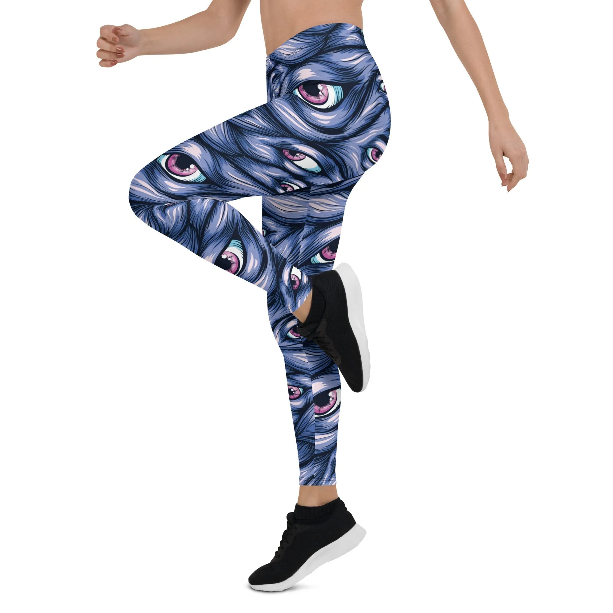 Spooky Eyes Halloween Leggings