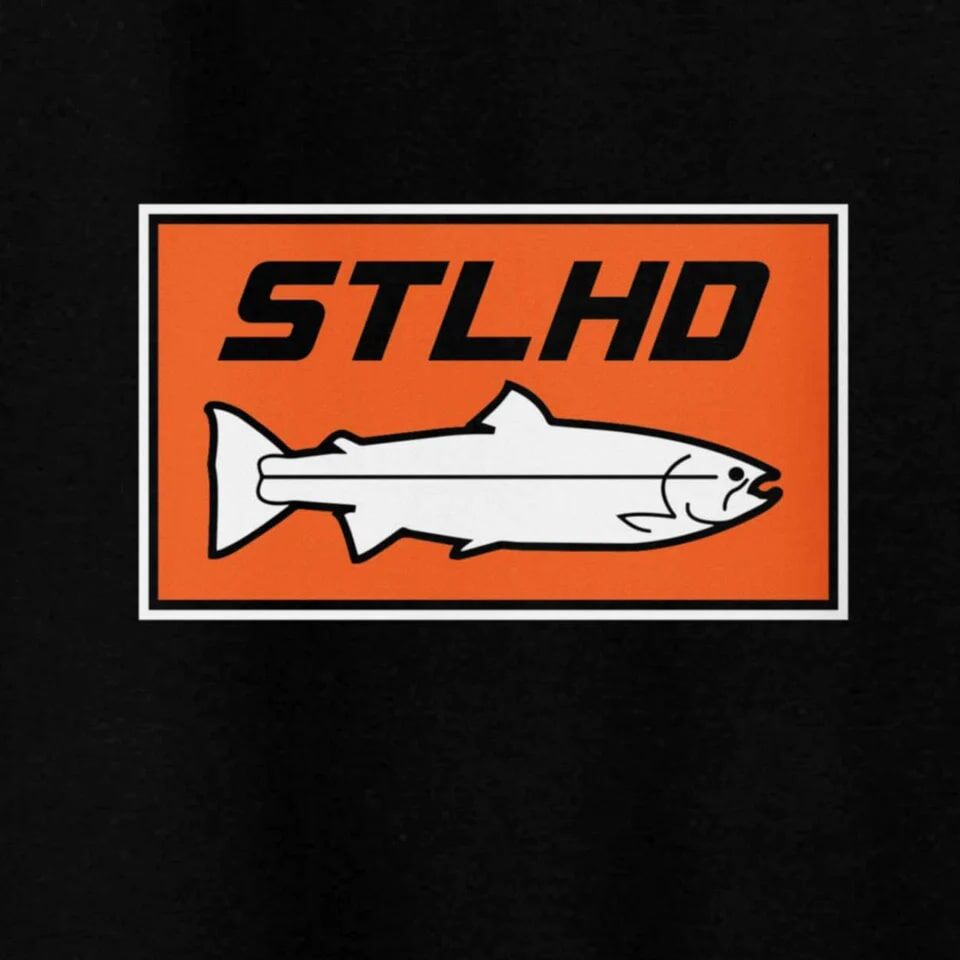 STLHD Men's Logo Standard Hoodie in Black