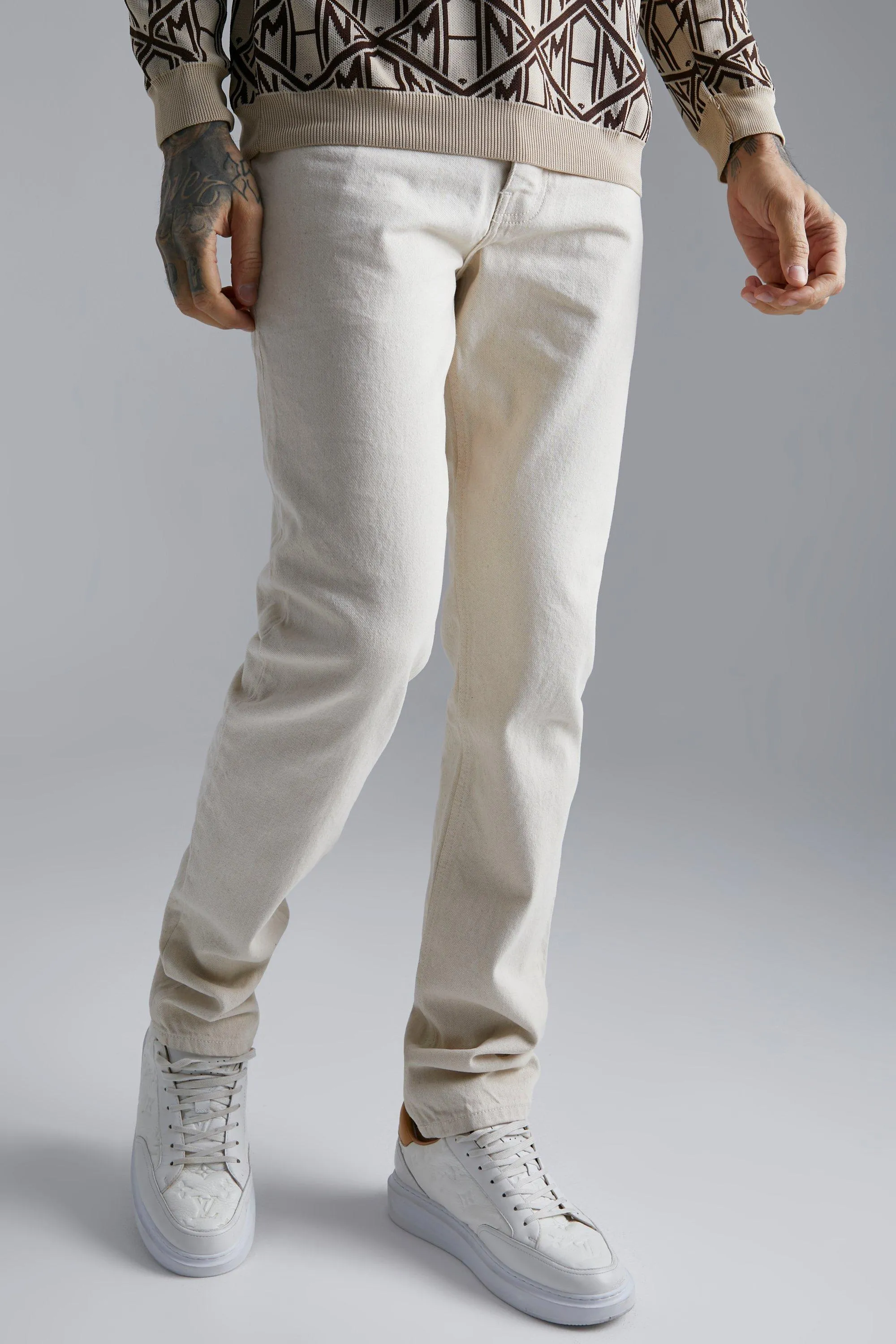 Straight Leg Stacked Overdye Jeans