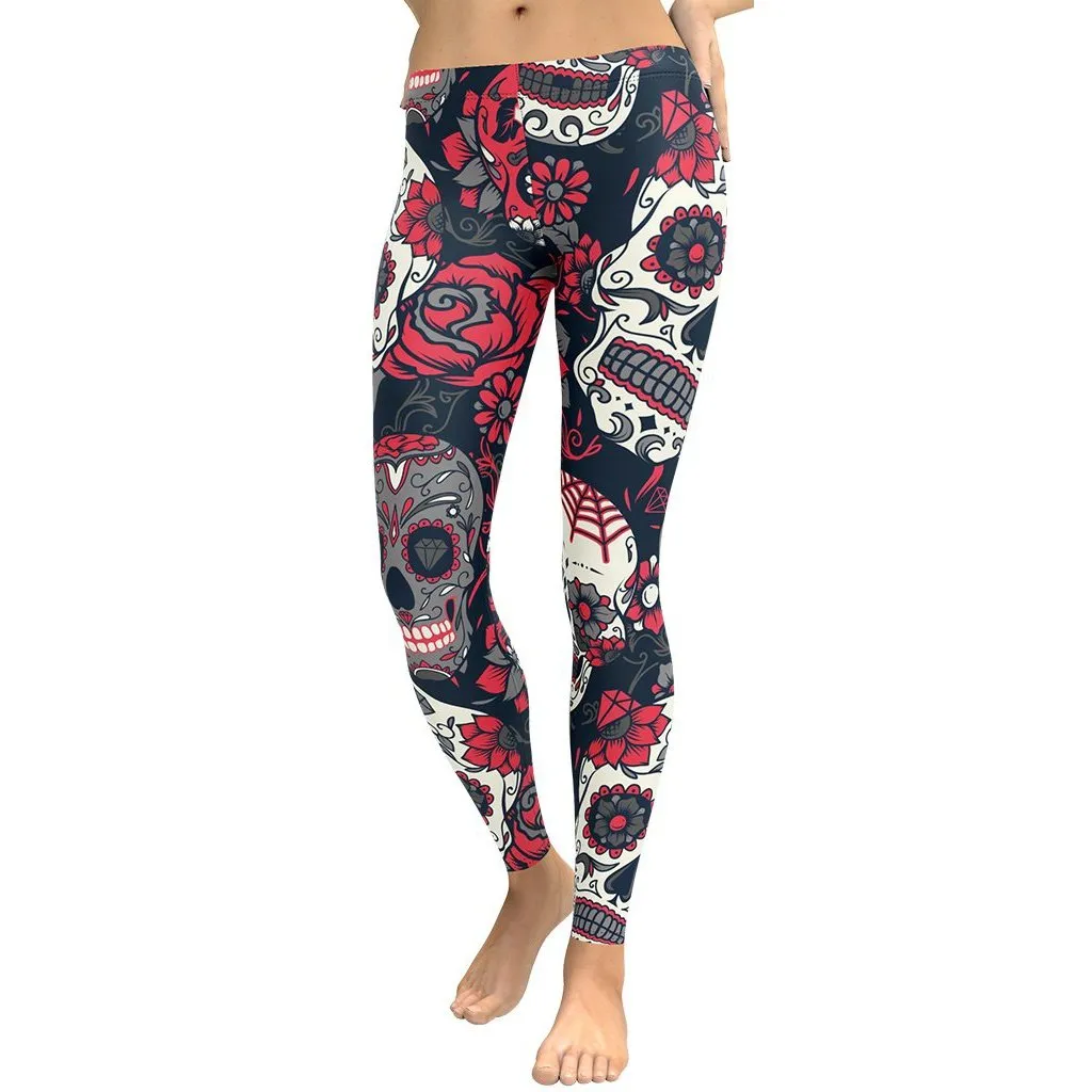 Sugar Skull Leggings