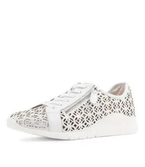 SUPERSOFT Comi White Leather Sneakers Ws