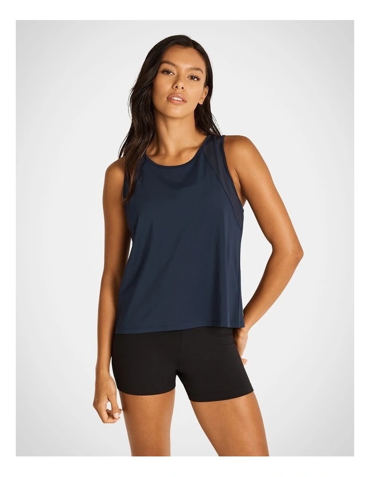 Swift Mesh Tank in Indigo