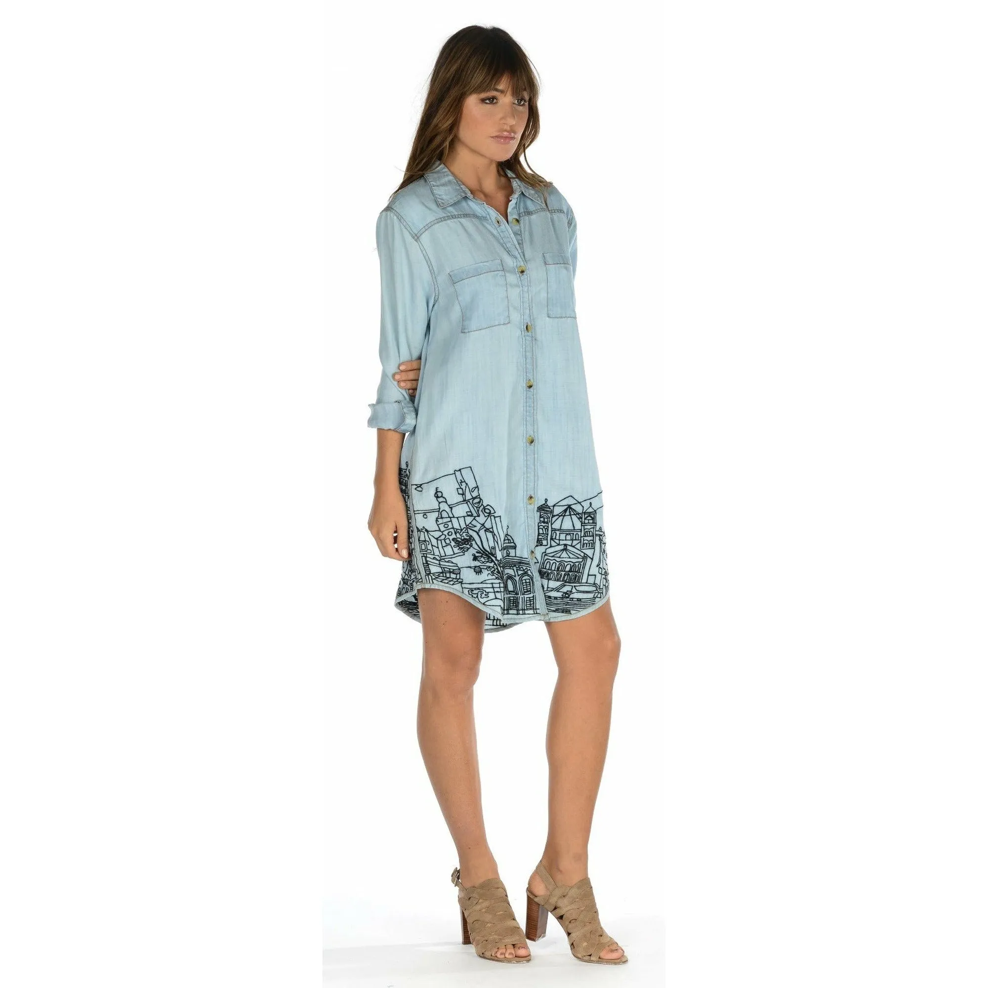 Tina Chambray Dress