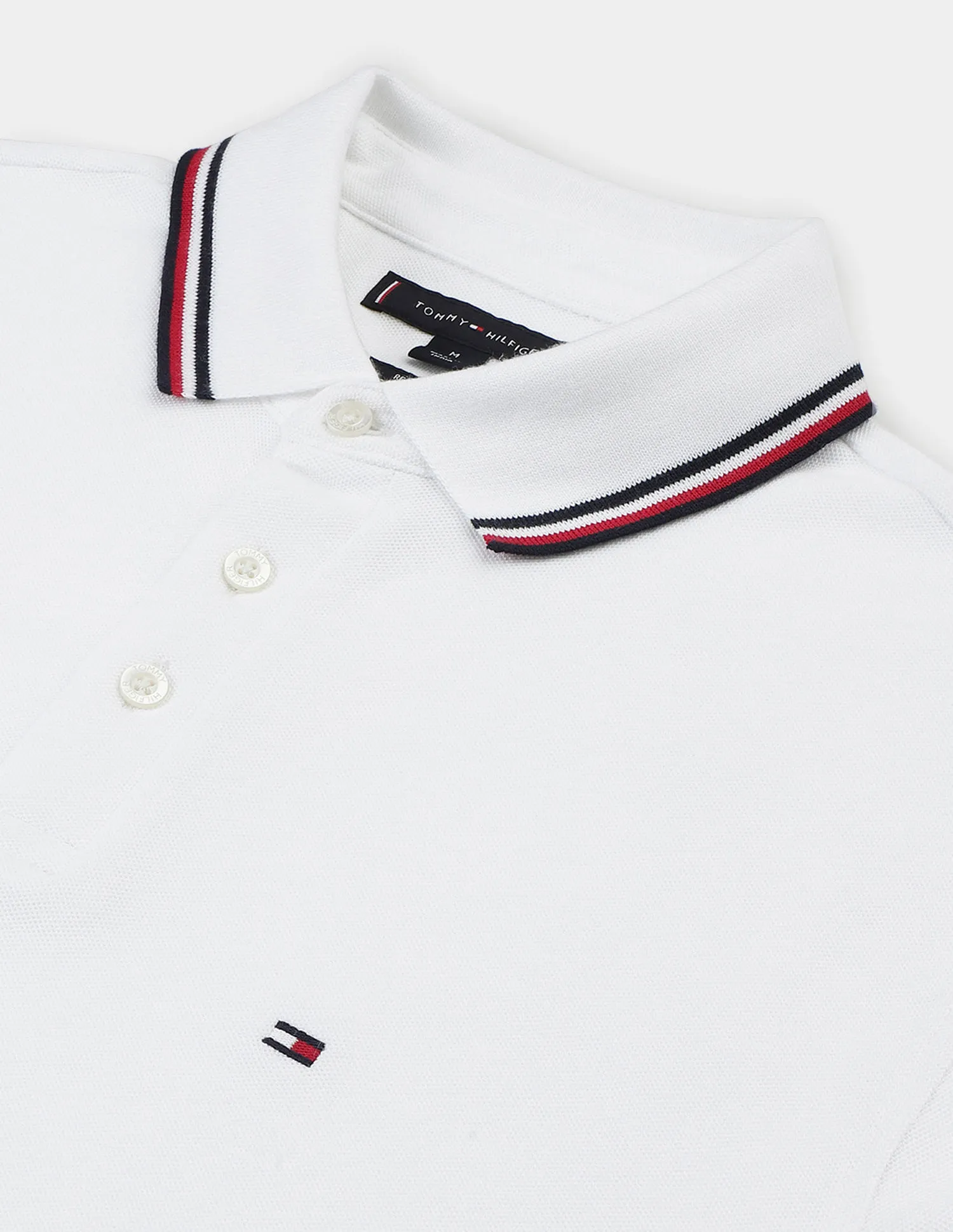 Tommy Hilfiger Heather Tipped Polo Shirt