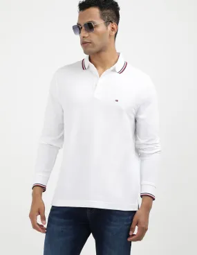 Tommy Hilfiger Heather Tipped Polo Shirt