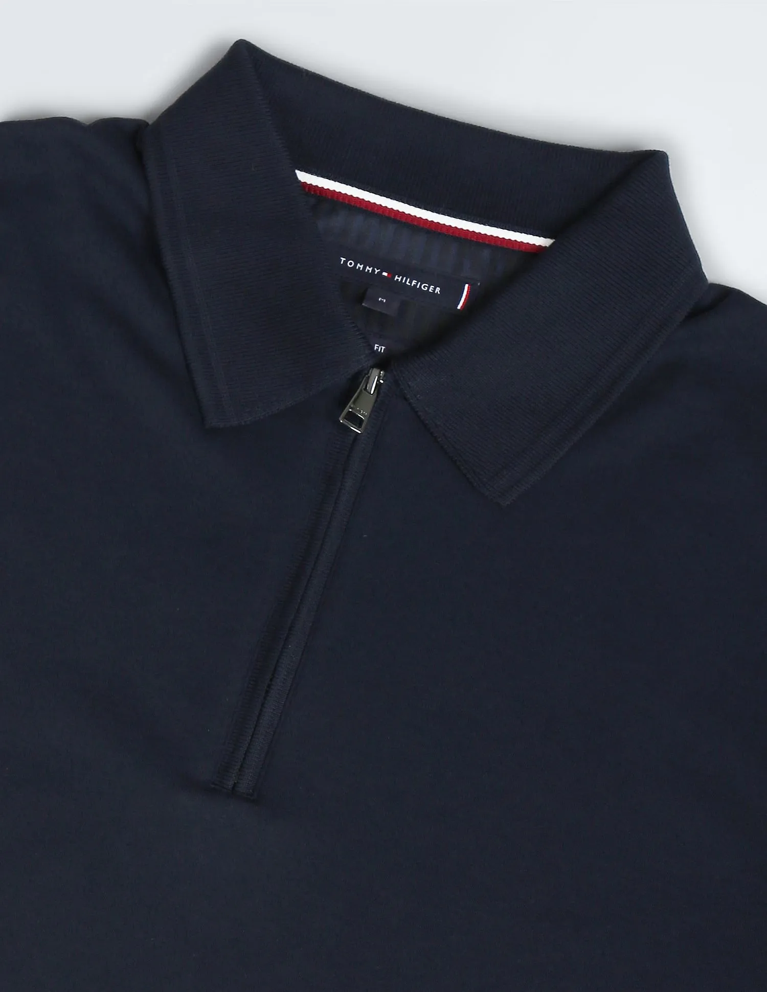 Tommy Hilfiger Interlock Zip Slim Polo