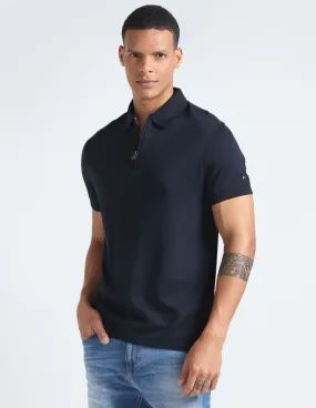 Tommy Hilfiger Interlock Zip Slim Polo