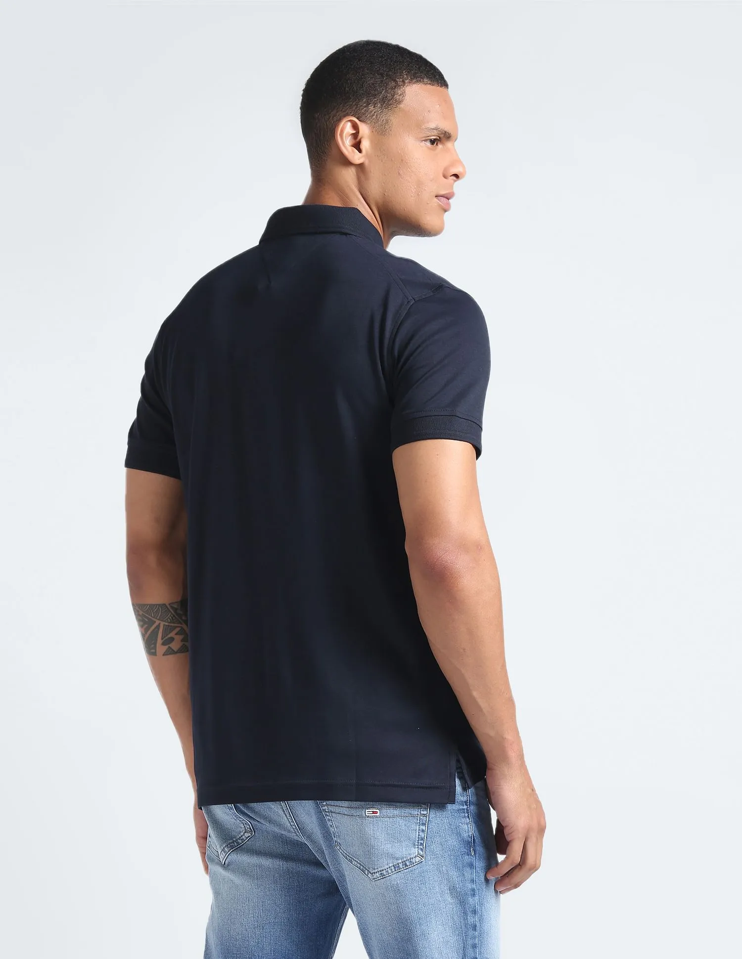 Tommy Hilfiger Interlock Zip Slim Polo