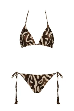 Top De Bikini Bimori Brown Domus  & Bottom De Bikini Tina Brown Domus