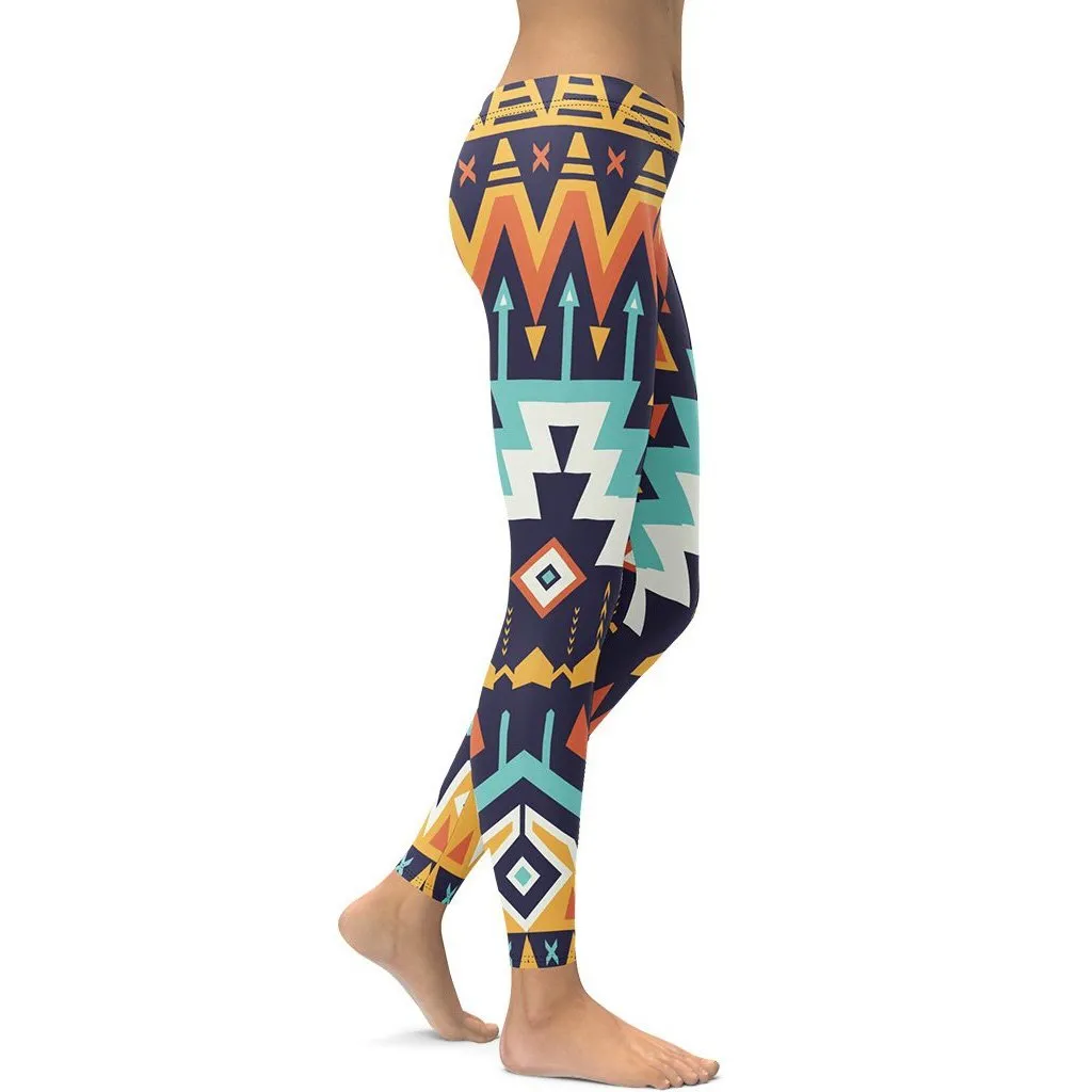 Tribal Print Leggings