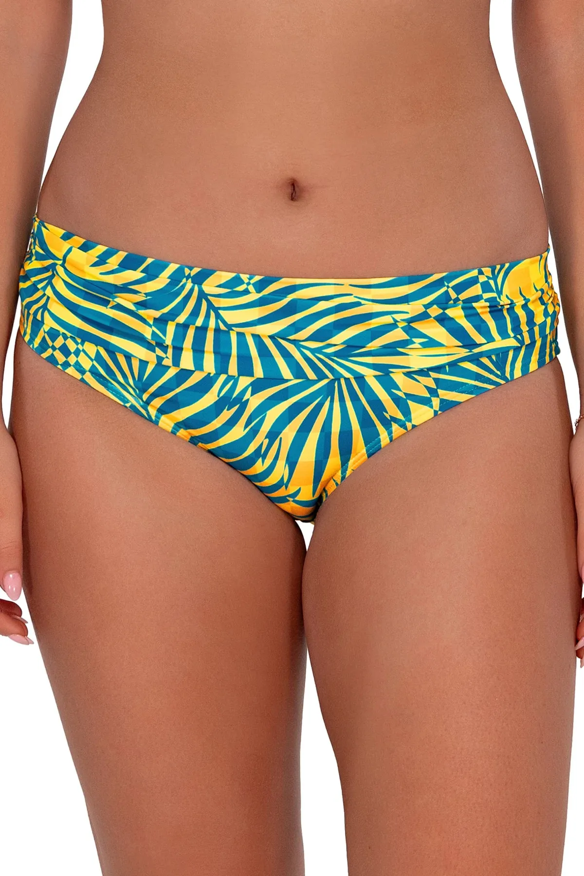 Unforgettable Banded Hipster Bikini Bottom