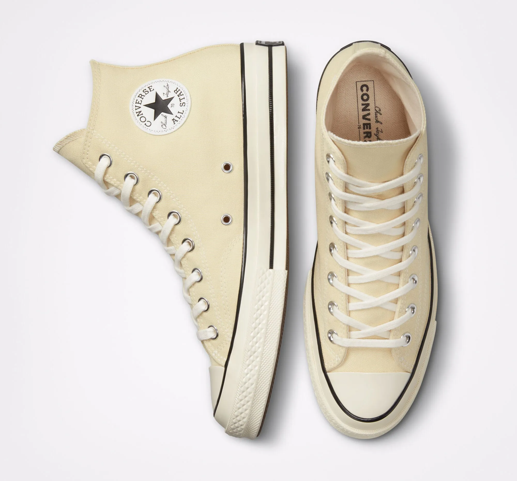 Unisex Converse Canvas Chuck 70 High Top Lemon Drop