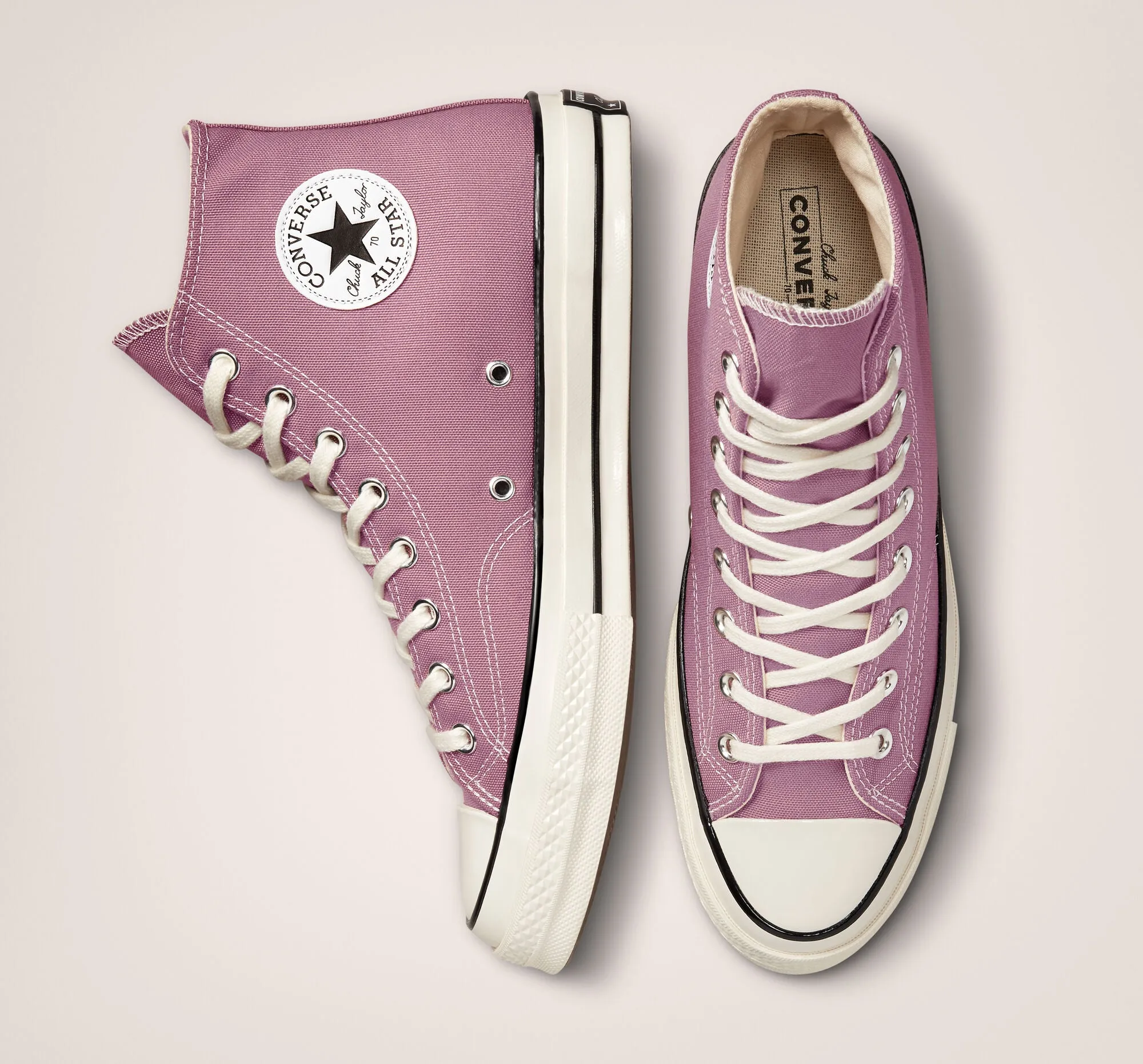 Unisex Converse Canvas Chuck 70 High Top Pink Aura