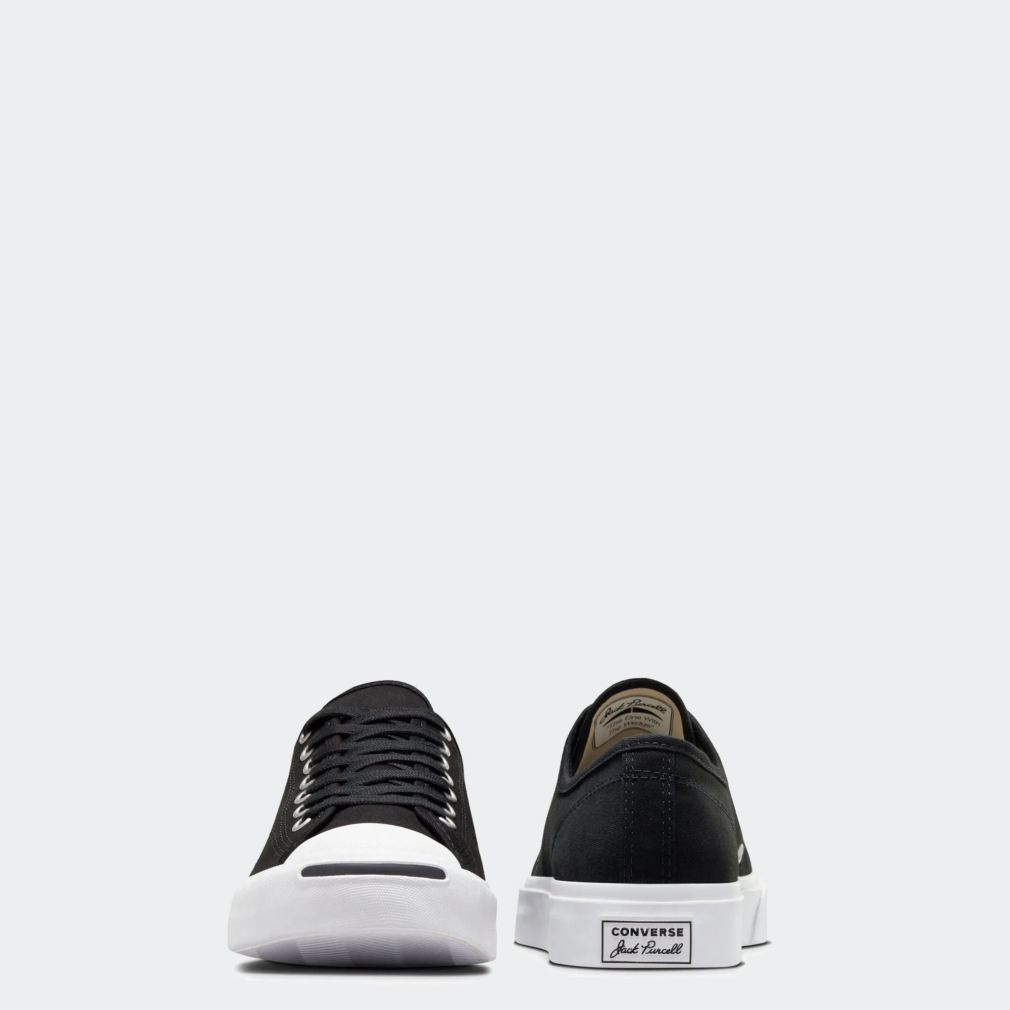 Unisex Converse Jack Purcell Canvas Shoes Black