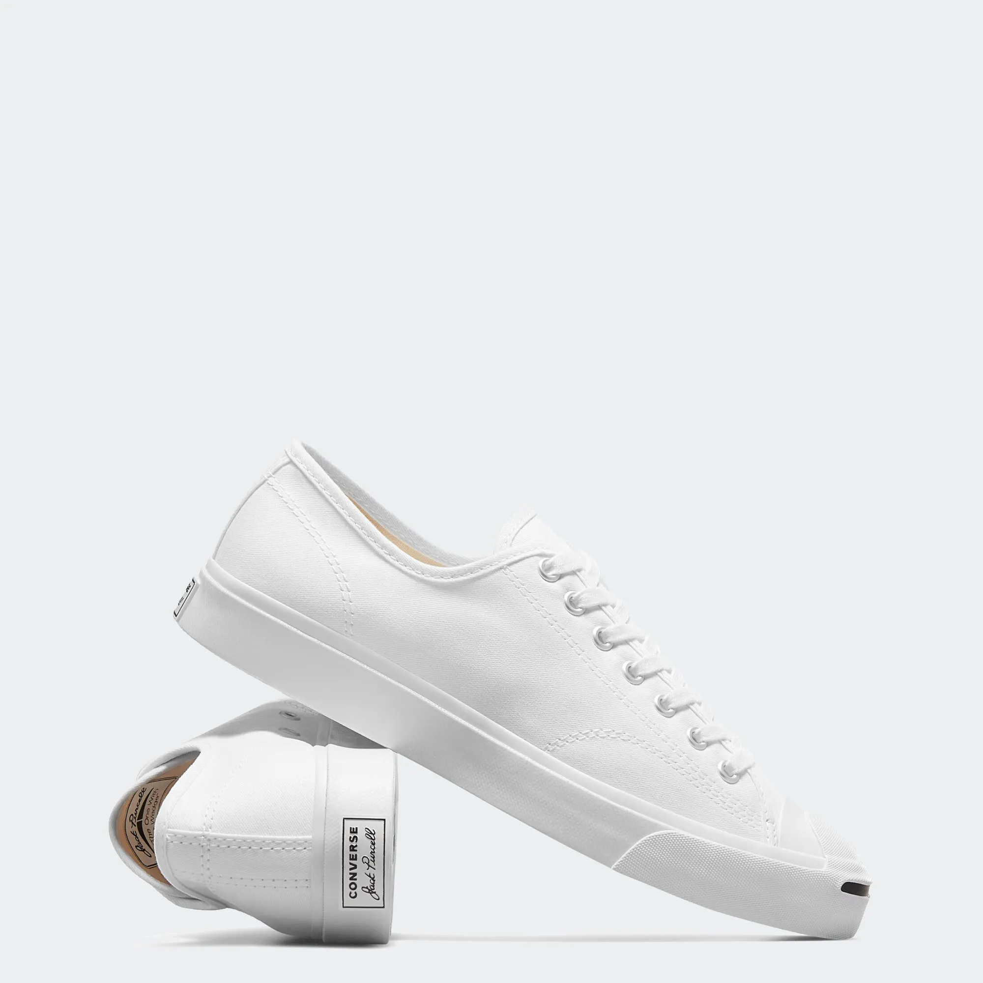 Unisex Converse Jack Purcell Canvas Shoes White