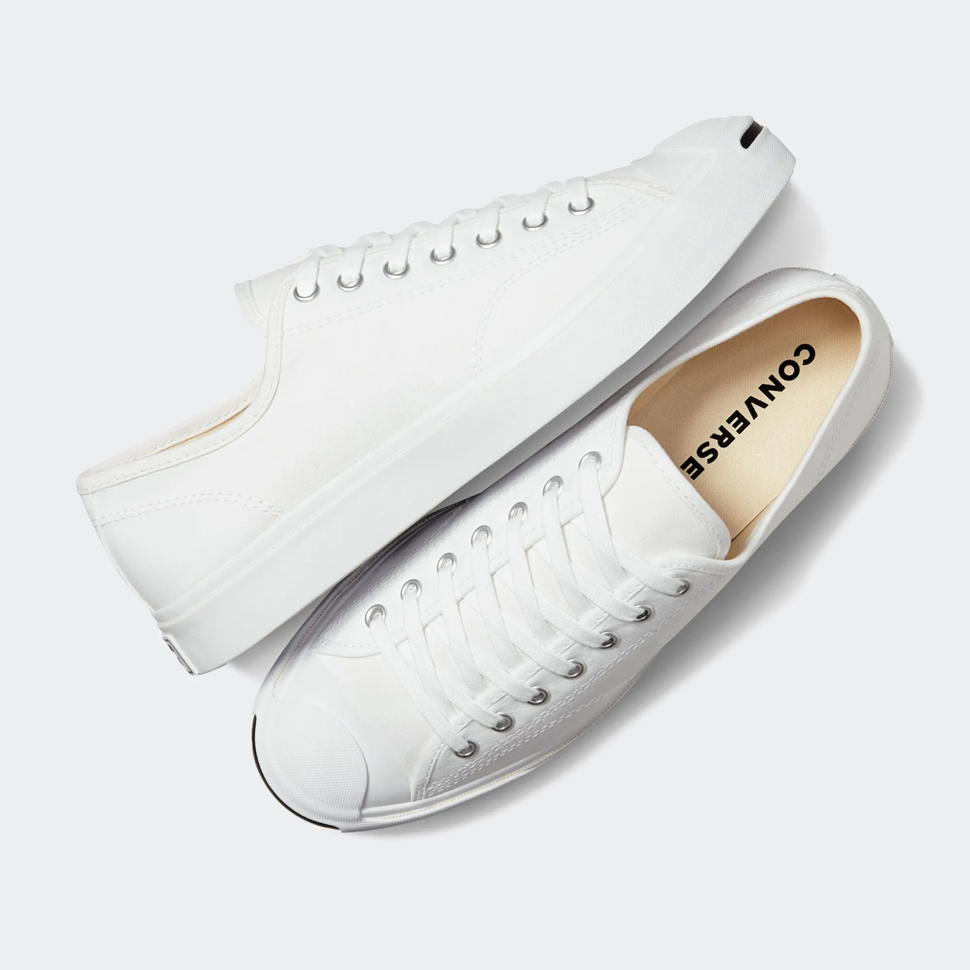 Unisex Converse Jack Purcell Canvas Shoes White