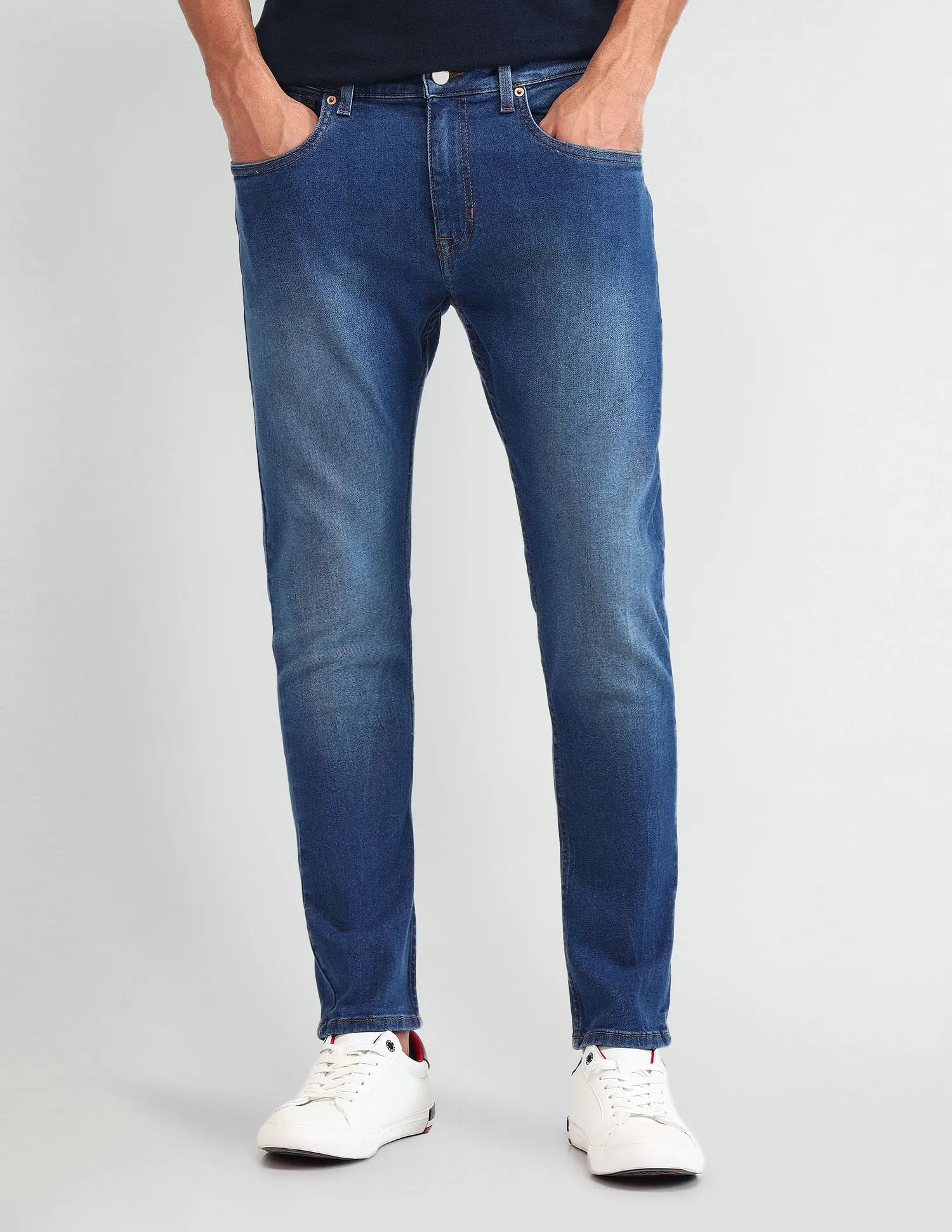 U.S. Polo Assn. Denim Co. Henry Tapered Cropped Fit Blue Jeans