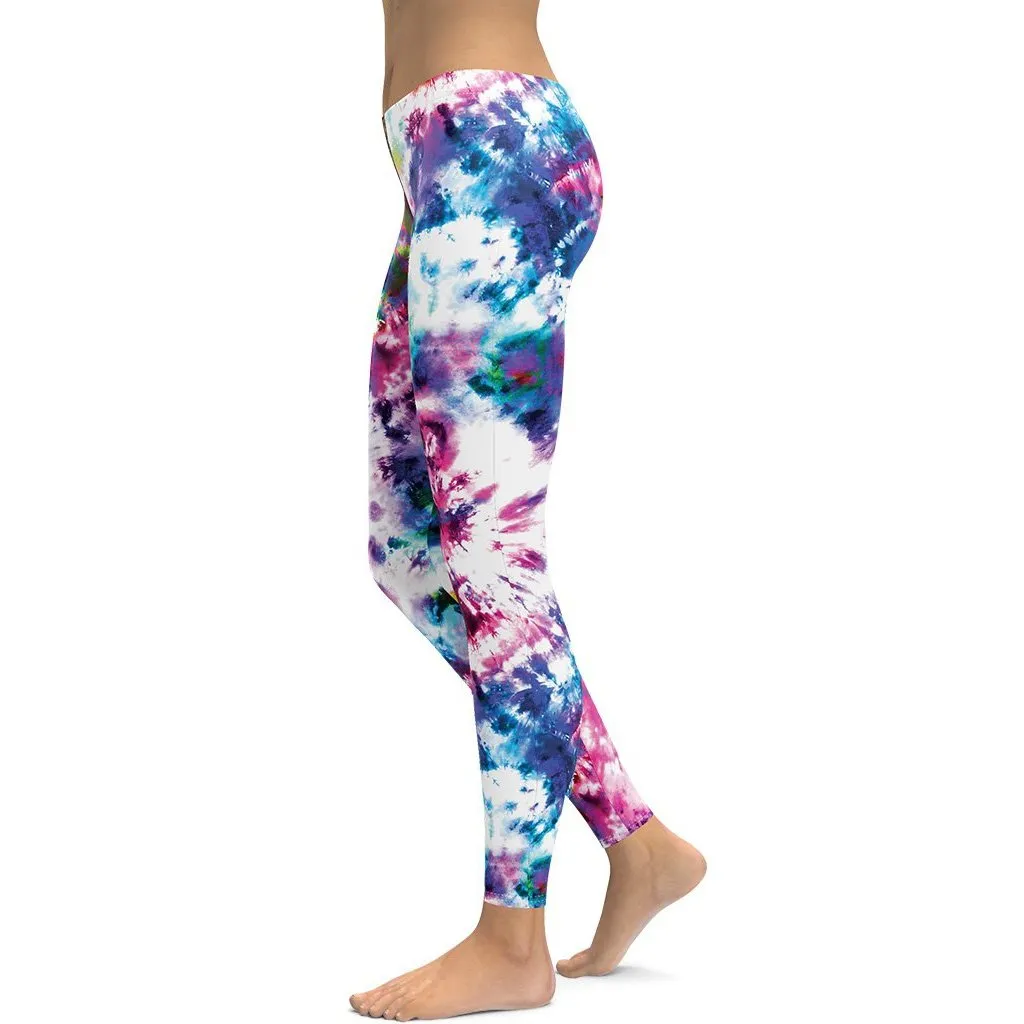 Vibrant Tie Dye Leggings