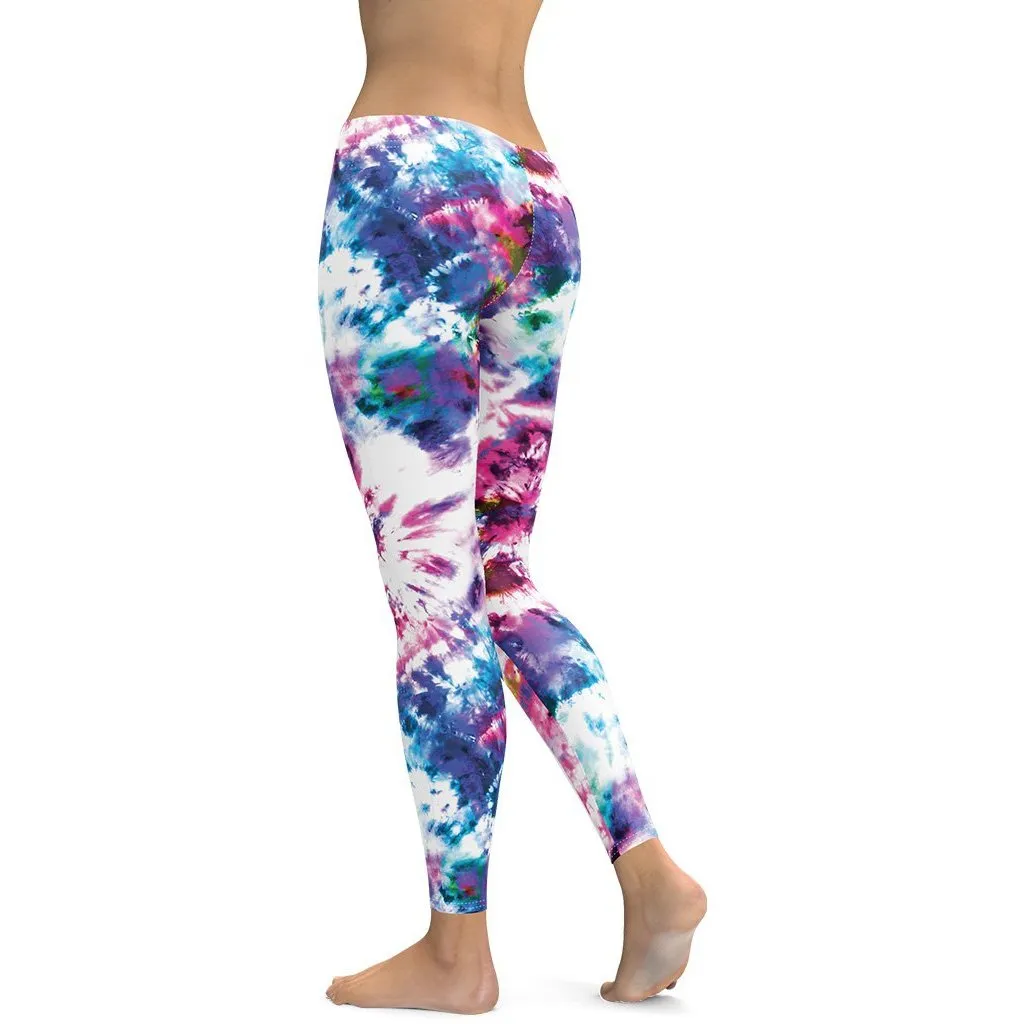 Vibrant Tie Dye Leggings