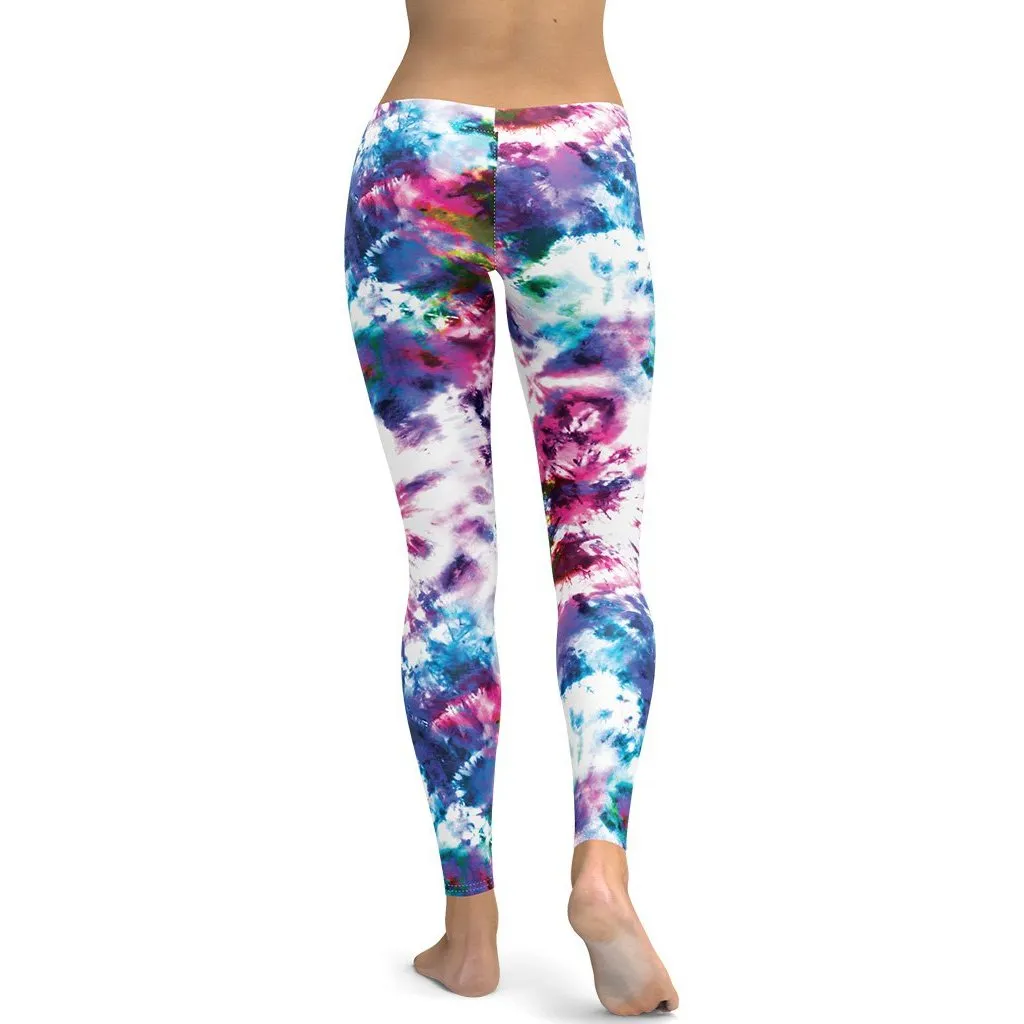 Vibrant Tie Dye Leggings