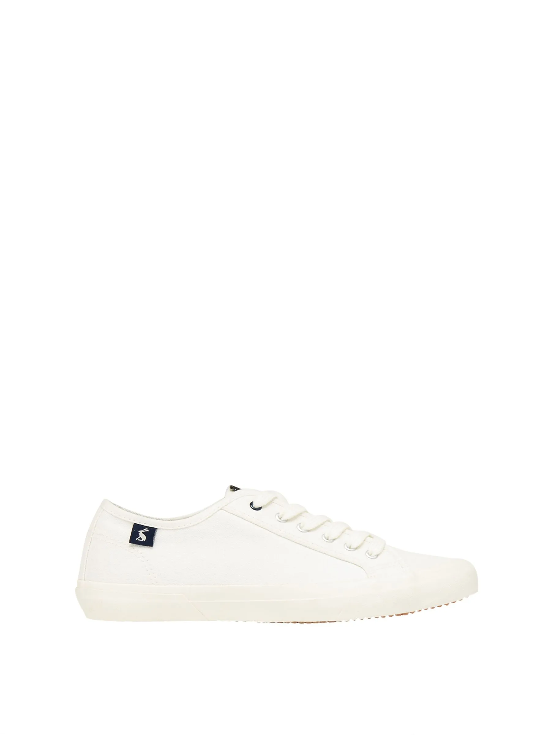 White Sustainable Coast Pump Lace-up Trainers