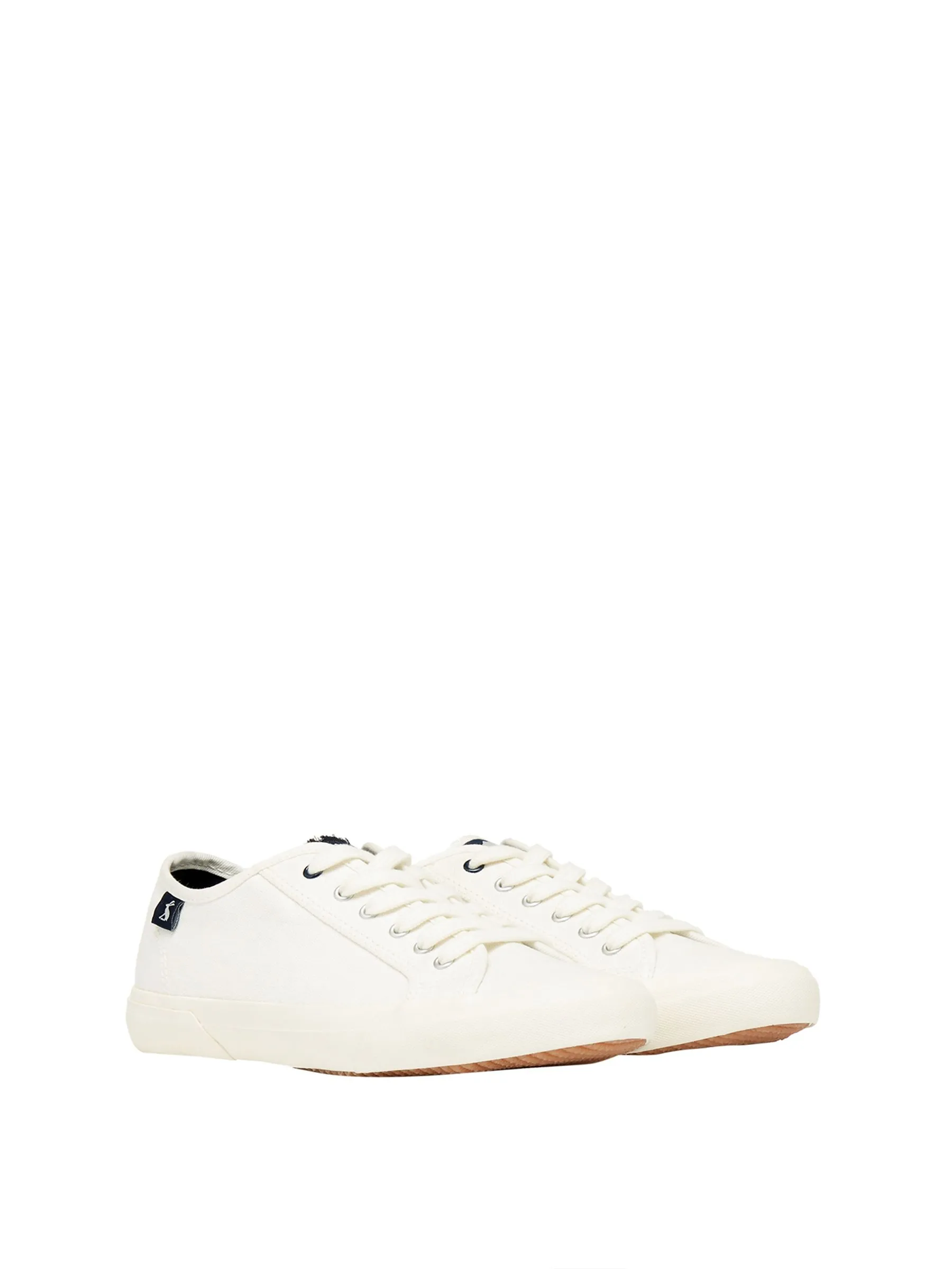 White Sustainable Coast Pump Lace-up Trainers