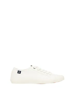 White Sustainable Coast Pump Lace-up Trainers