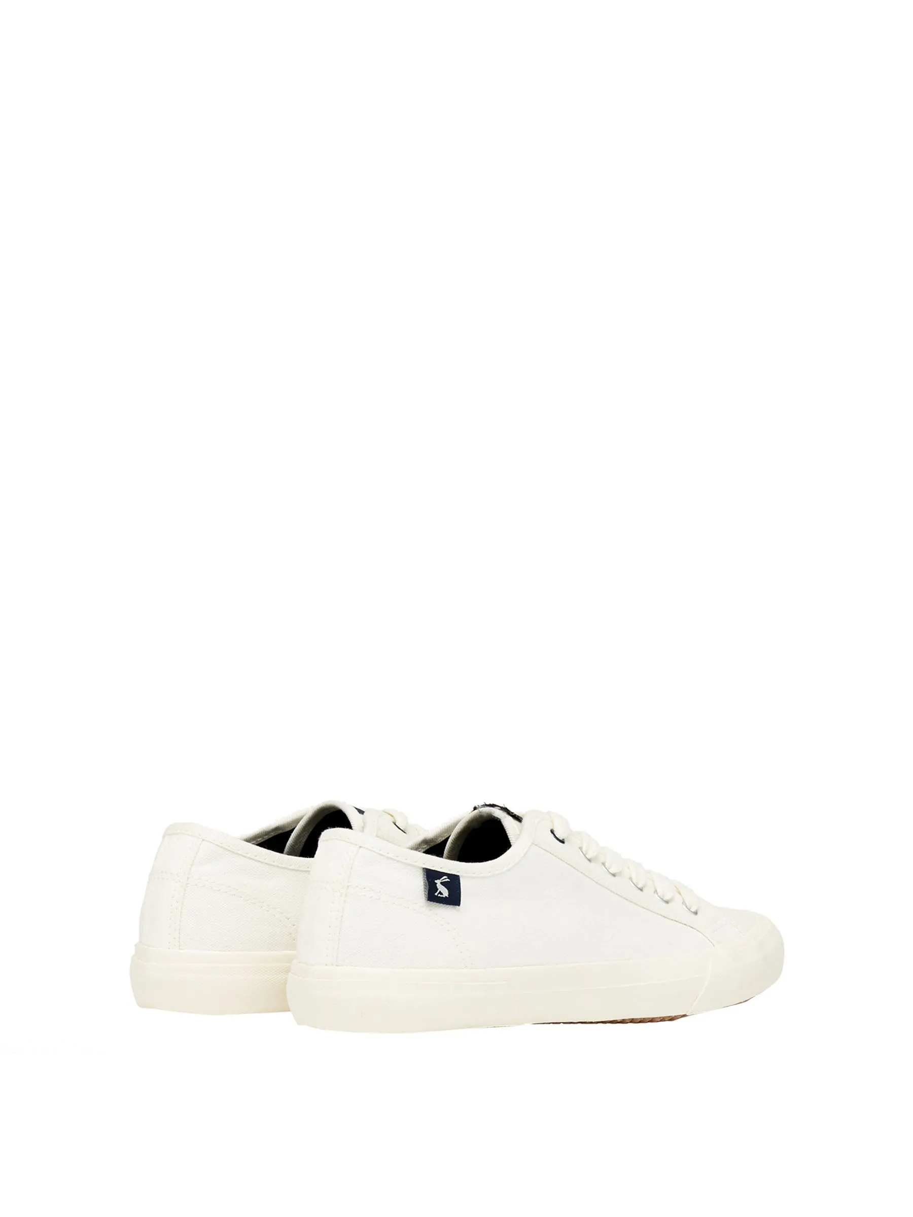 White Sustainable Coast Pump Lace-up Trainers