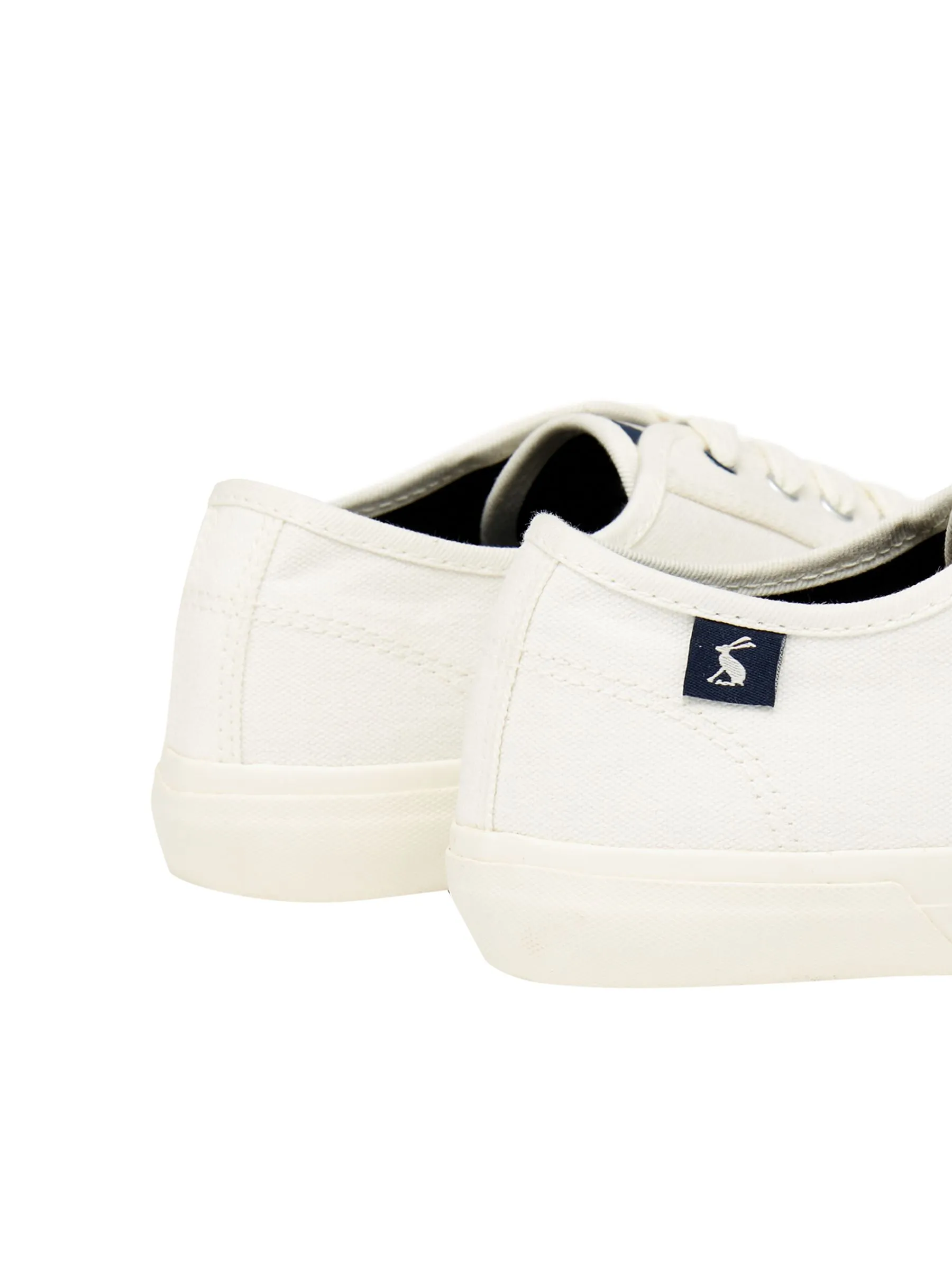 White Sustainable Coast Pump Lace-up Trainers